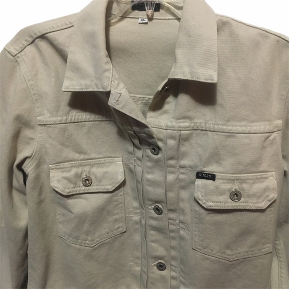 Guess ladies jean jacket XL - Picture 3 of 5
